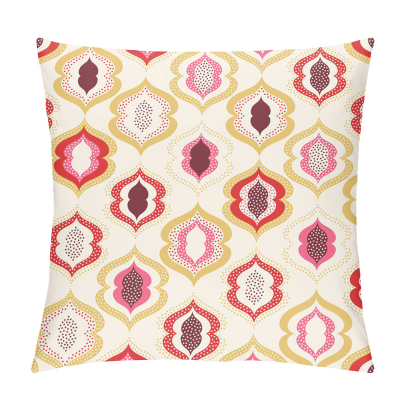 Personality  Seamless Doodle Dots Geometric Pattern Pillow Covers