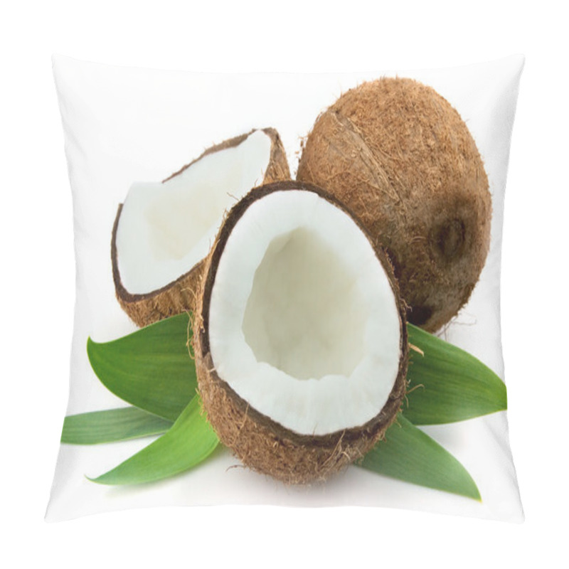 Personality  Coconut With Leaves Pillow Covers