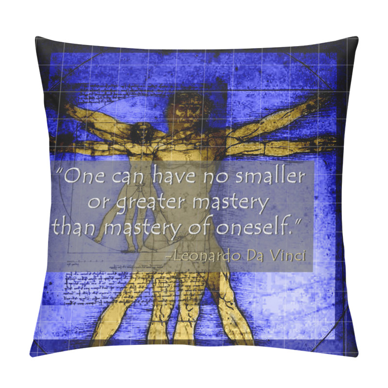 Personality  Vitruvian Man Pillow Covers