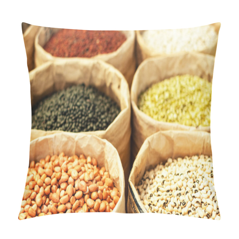 Personality  Grains For Sale At The Market Pillow Covers