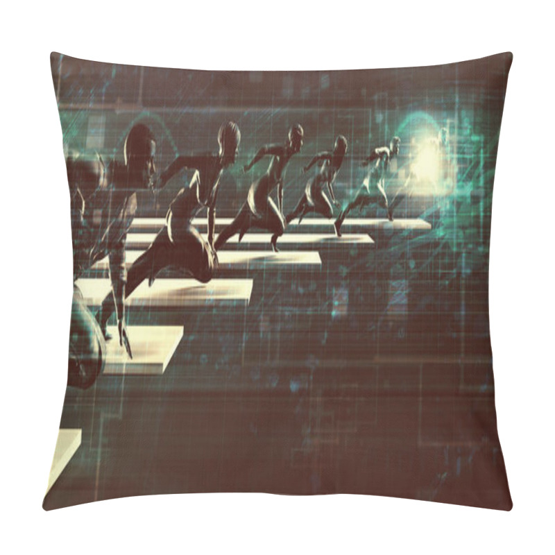 Personality  Tech Startup Concept Art Pillow Covers