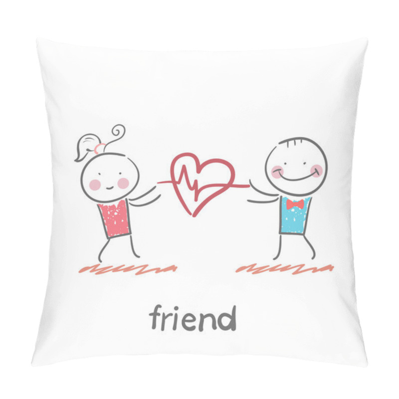 Personality  Friend Icon Pillow Covers