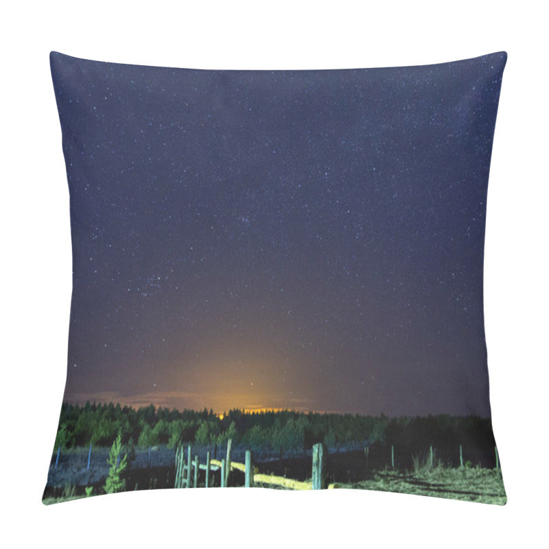 Personality  Dawn Is Coming Soon But Still Bright Stars Pillow Covers