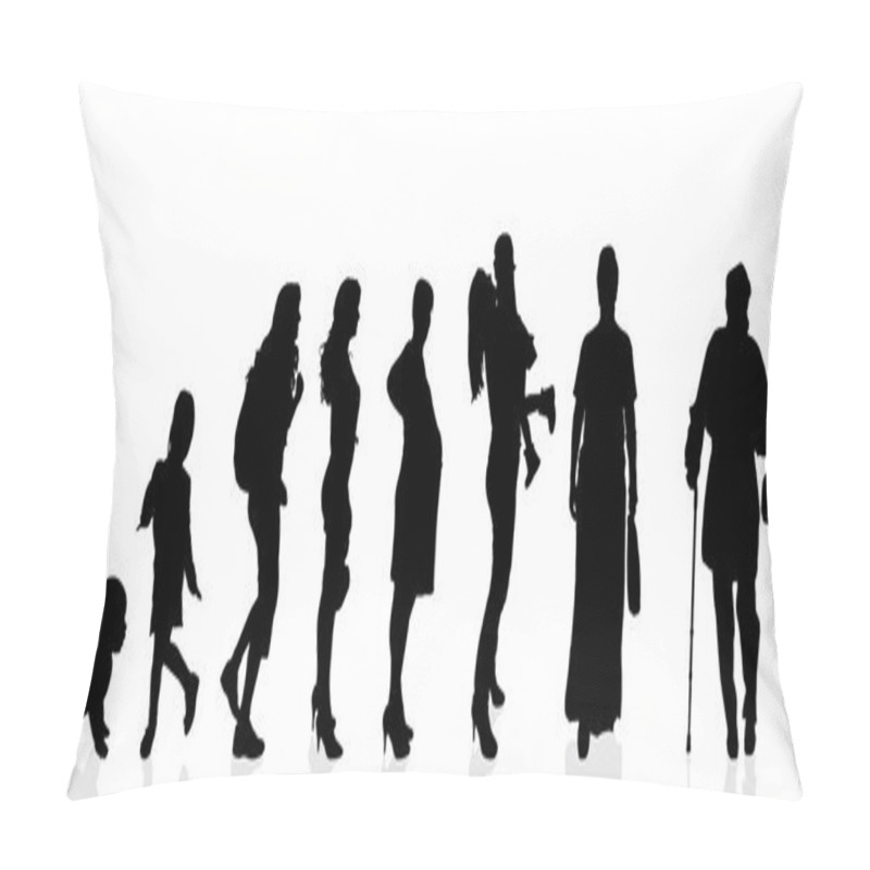 Personality  Silhouette Generation Women. Pillow Covers