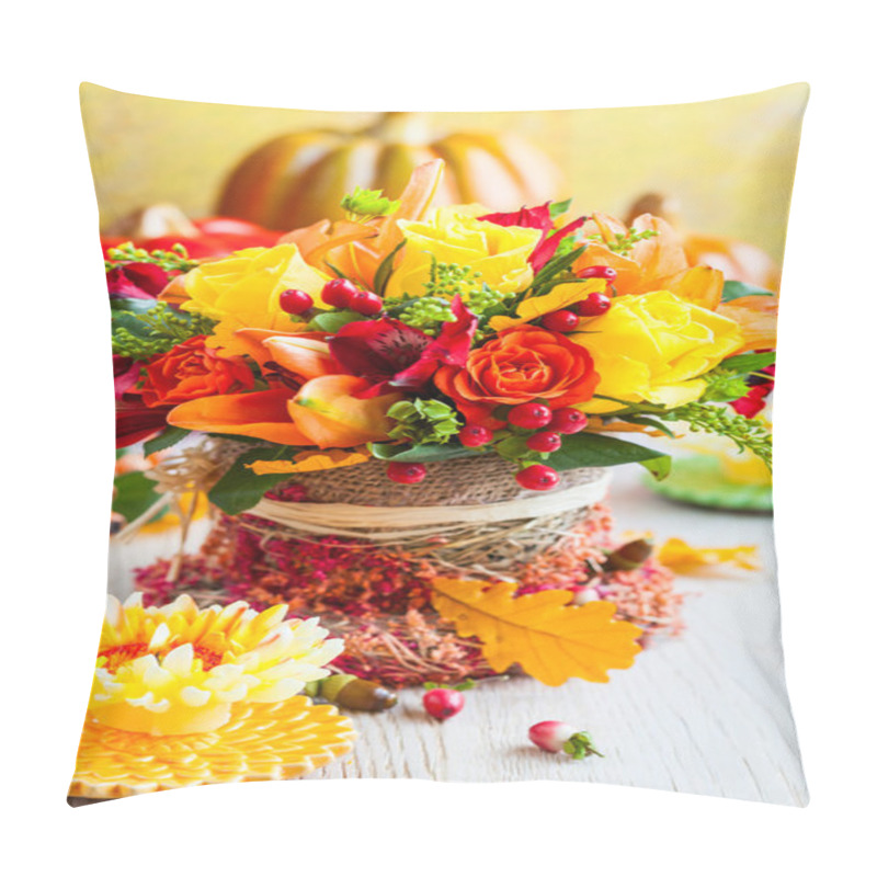 Personality  Basket Of Flowers Pillow Covers