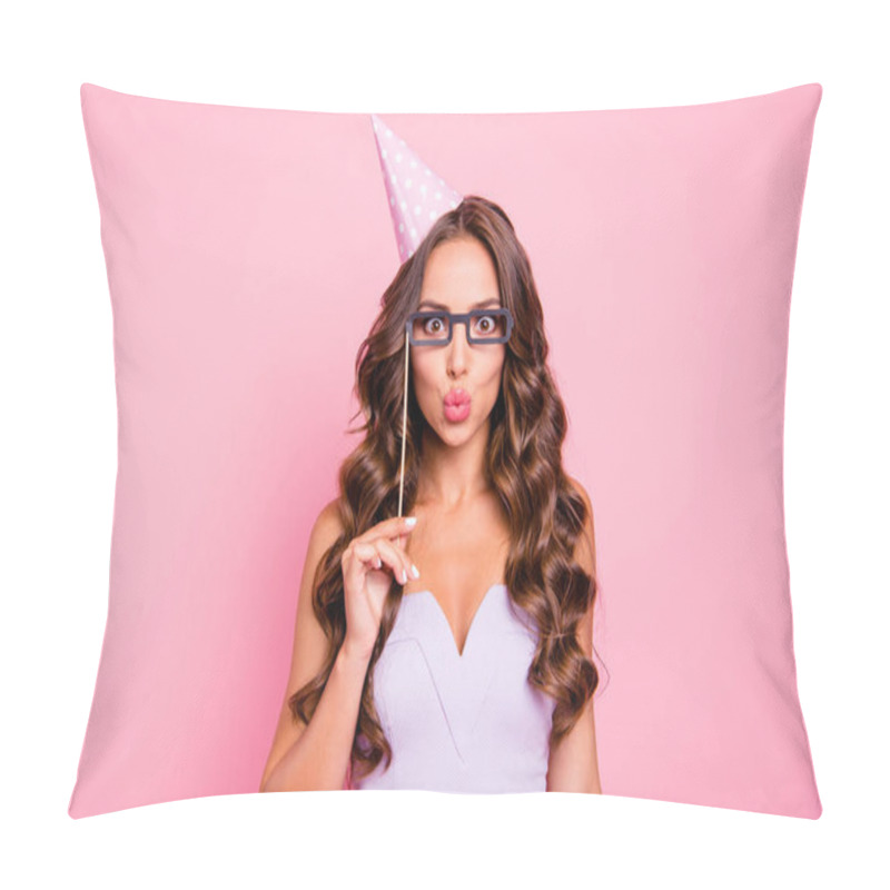 Personality  Joke, Humorous, Comic, Comedy, Comedian Concept. Close Up Portra Pillow Covers