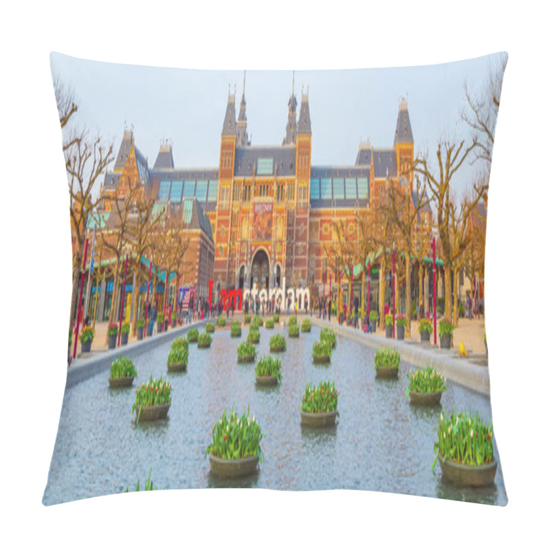 Personality  Museumplein Rijksmuseum, Amsterdam, Holland Pillow Covers