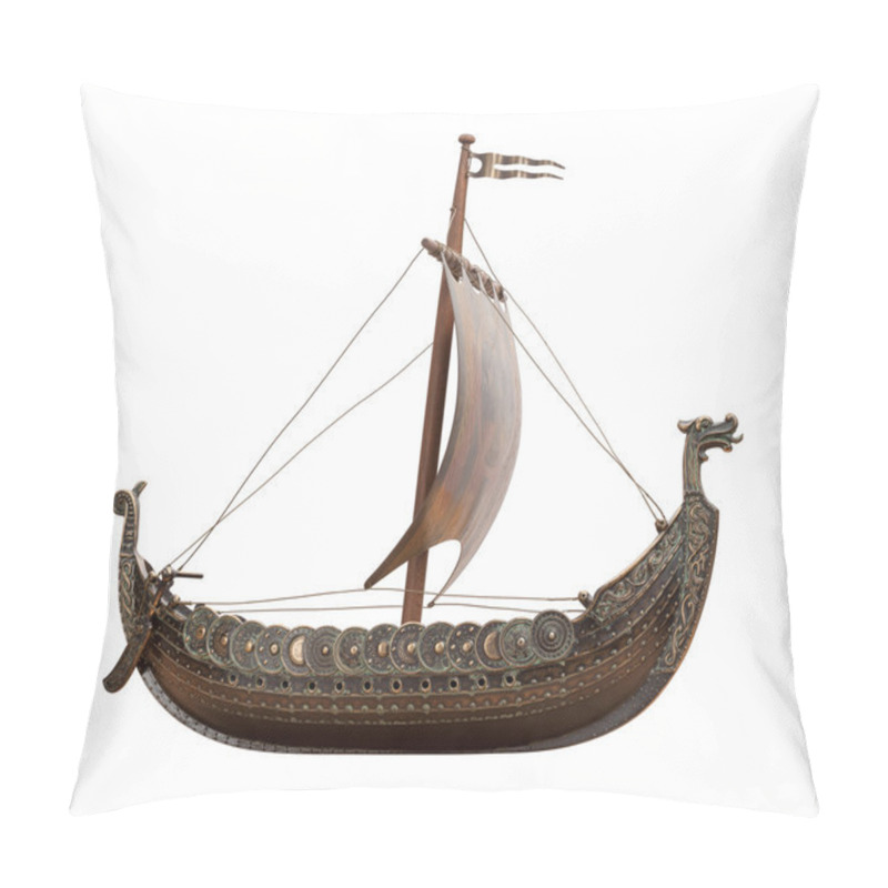 Personality  Viking Ship Isolated Pillow Covers