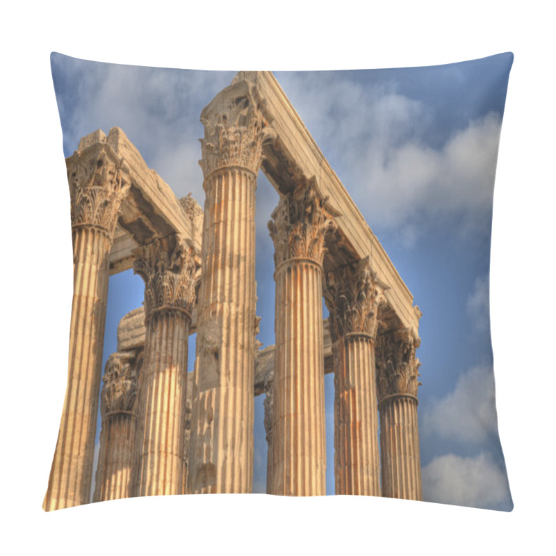 Personality  Ancient Temple Of Olympian Zeus , Athens, Greece Pillow Covers