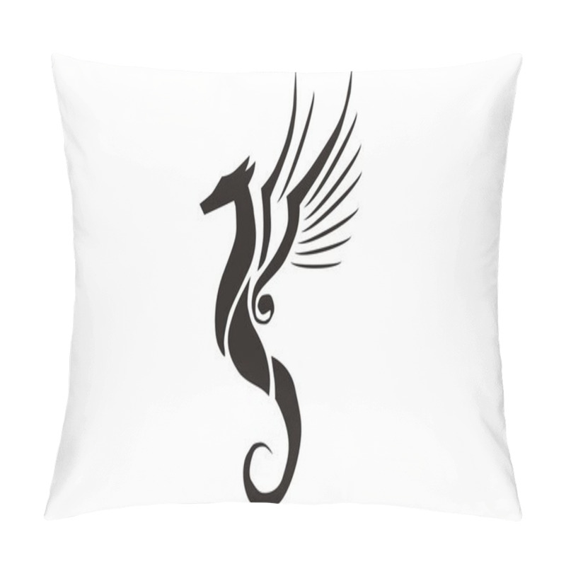 Personality  Tribal Bird Of Paradise Tatto Design Pillow Covers