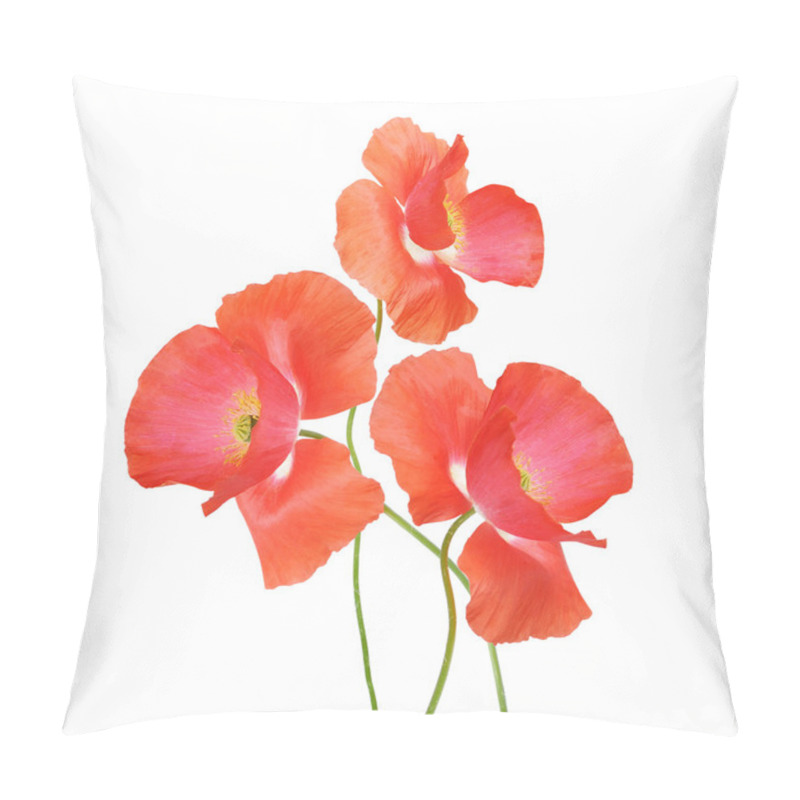 Personality  Poppy Beautiful Flowers Pillow Covers