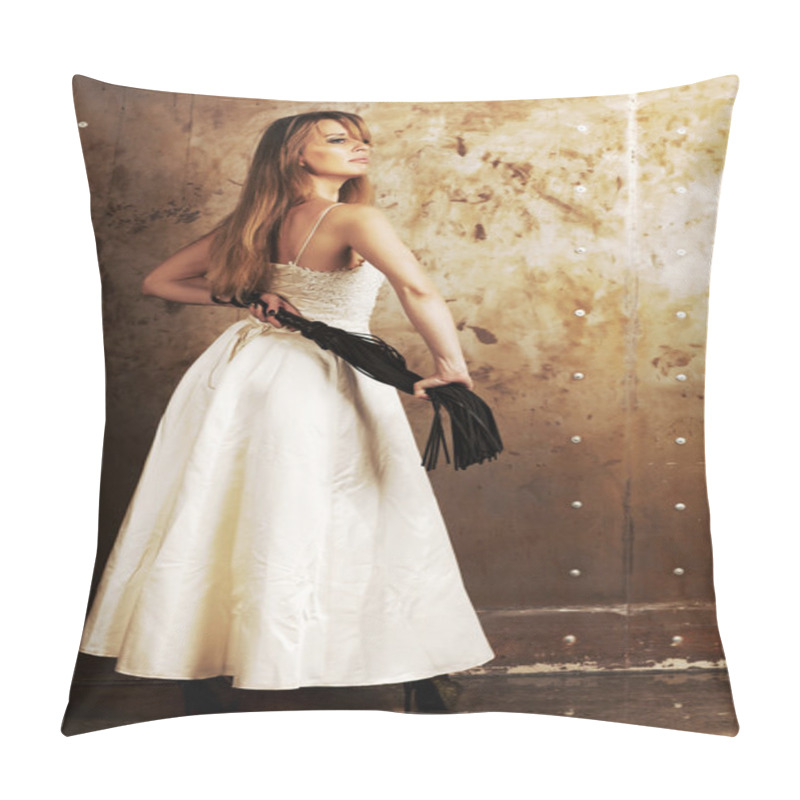 Personality  Woman And Whip Pillow Covers