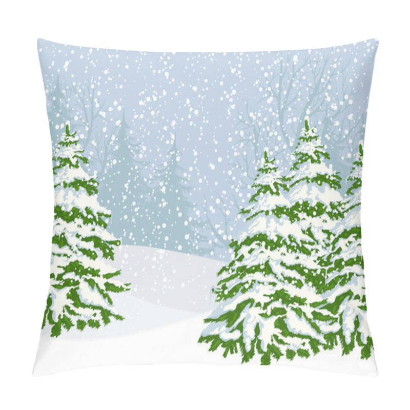 Personality  Winter Landscape Pillow Covers