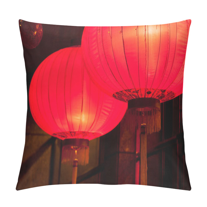 Personality  Chinese Lantern For Chinese New Year Celebration Pillow Covers