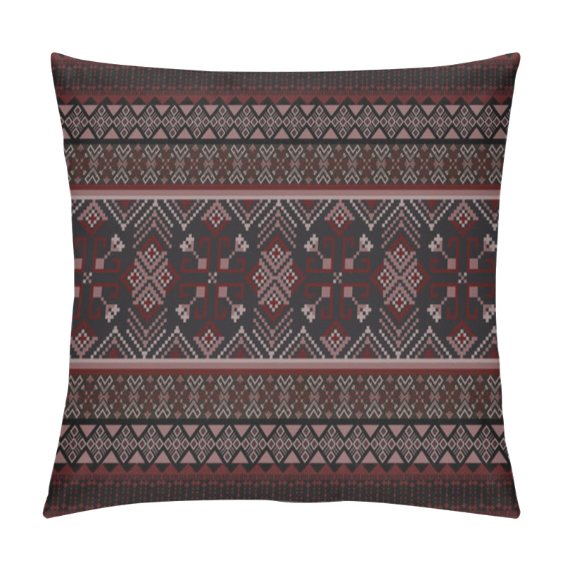 Personality  Ethnic Pattern Seamless, Geometric Design ,Aztec Embroidery Border Seamless Patterns.ethnic Design,  Pattern Art Wallpaper Background, Design For Fabric, Curtain, Carpet ,geometry Seamless Pattern Pillow Covers