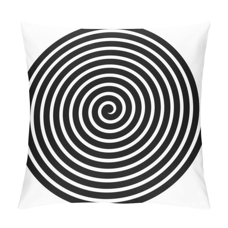 Personality  Round Spiral Abstract Background Pillow Covers