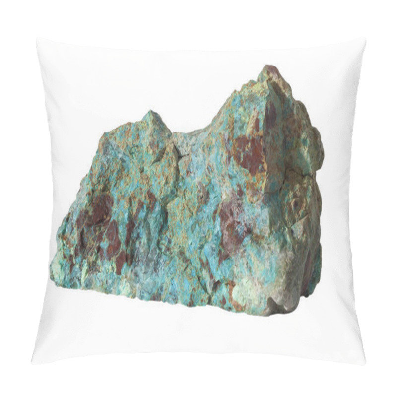 Personality  Turquoise Raw Gemstone Pillow Covers