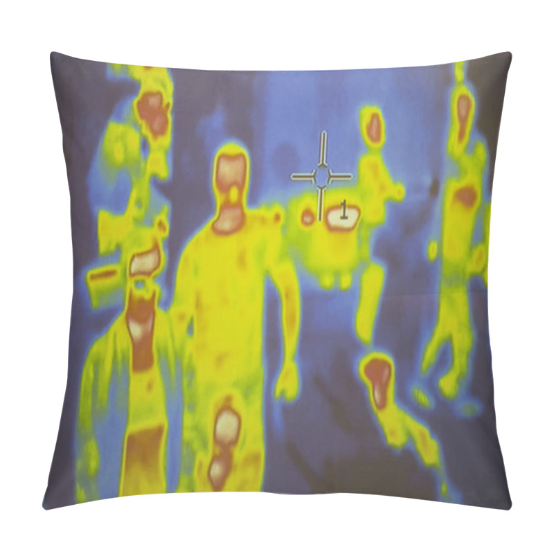 Personality  Thermal Scanner Detecting Infected People With Covid-19.  Pillow Covers