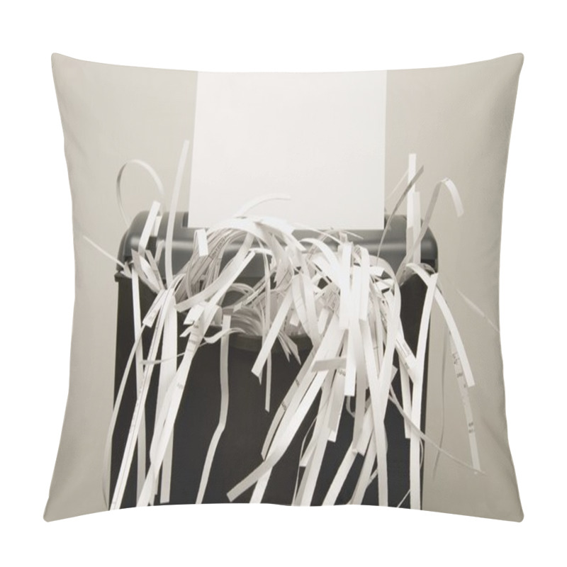 Personality  Closeup Of Paper Shredder Pillow Covers