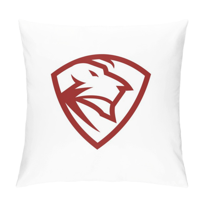 Personality  Lion Logo Template Pillow Covers