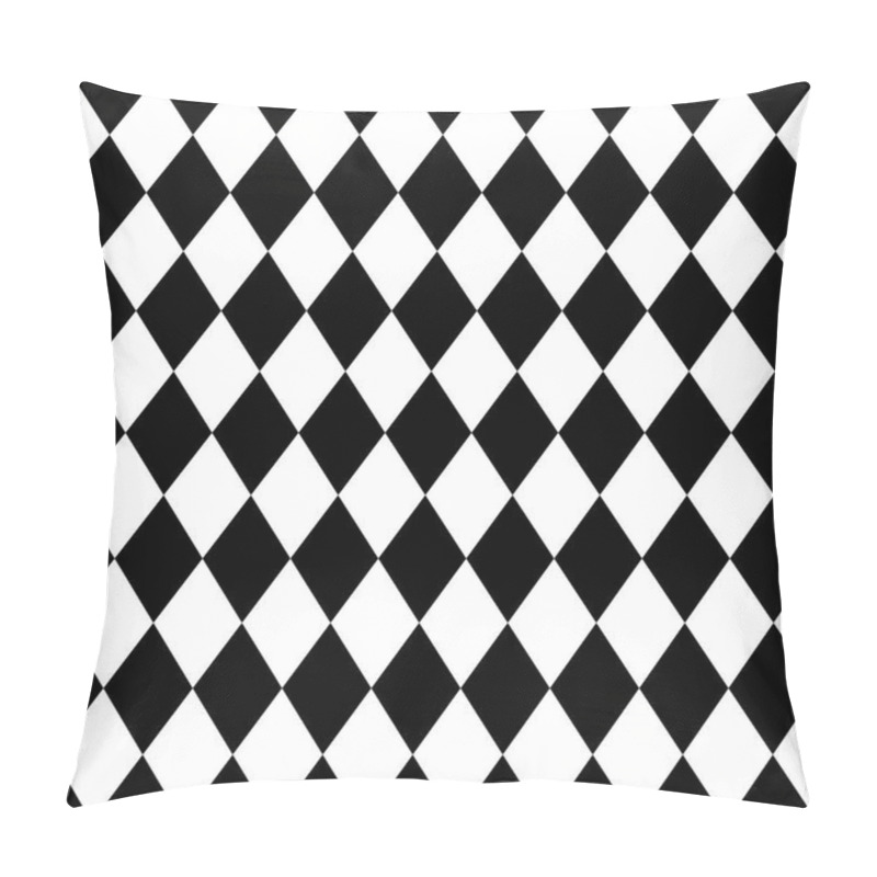 Personality  Tile Black And White Background Or Vector Pattern Pillow Covers