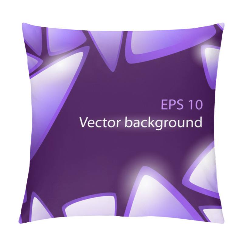 Personality  Vector Abstract Blue Background. Pillow Covers