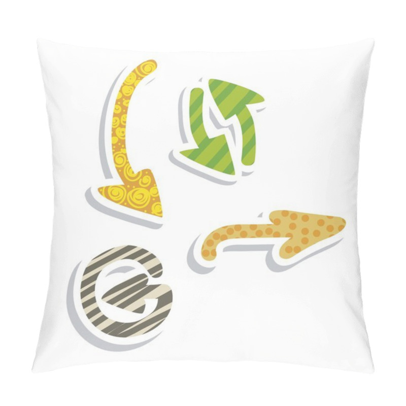 Personality  Arrow Icons Pillow Covers