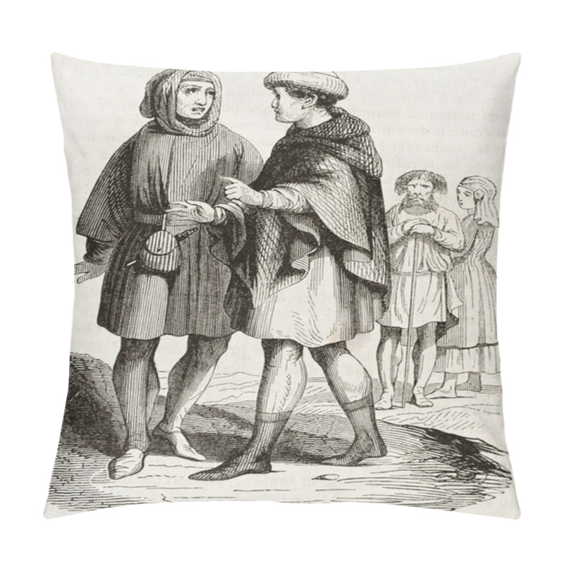 Personality  Medieval Bourgeois And Craftsman Pillow Covers