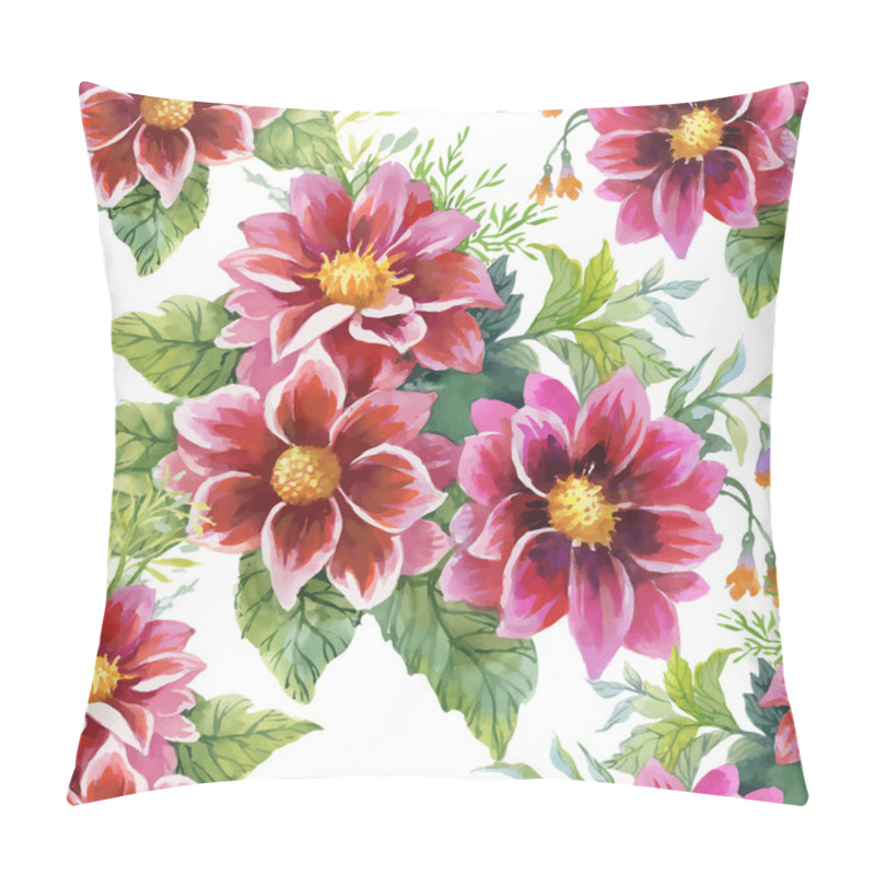 Personality  Beautiful Summer Flowers Pattern Pillow Covers