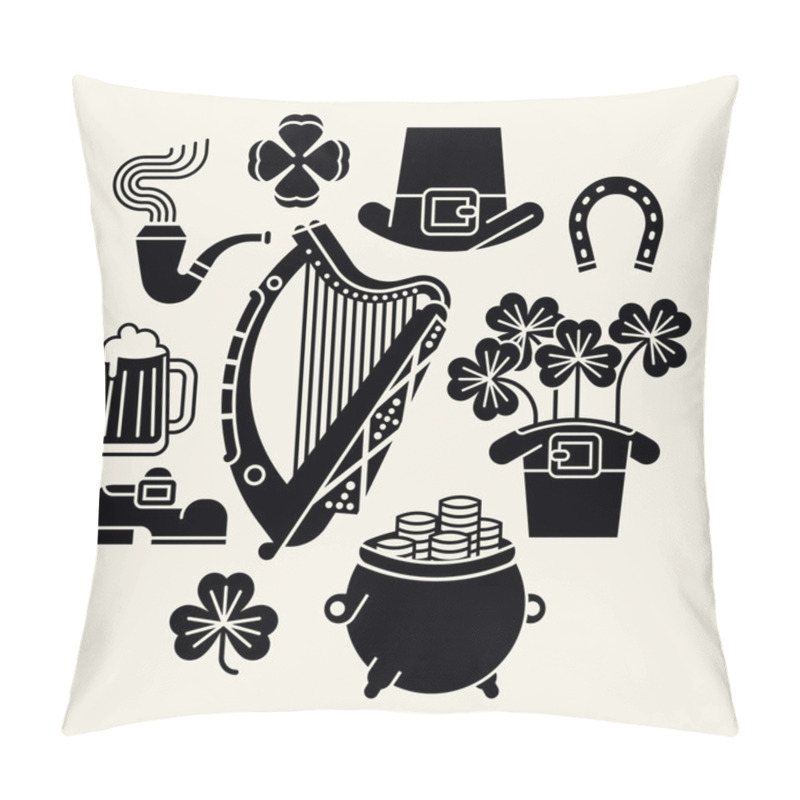 Personality  Happy Saint Patrick's Day Items Pillow Covers