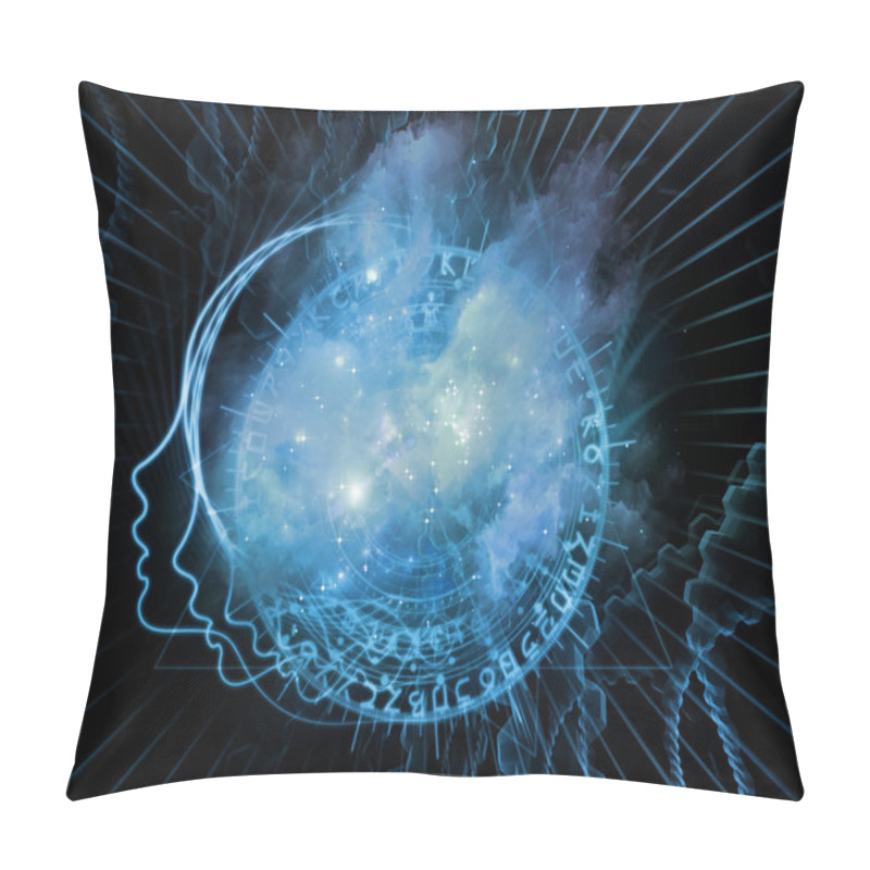 Personality  Visualization Of Inner Geometry Pillow Covers