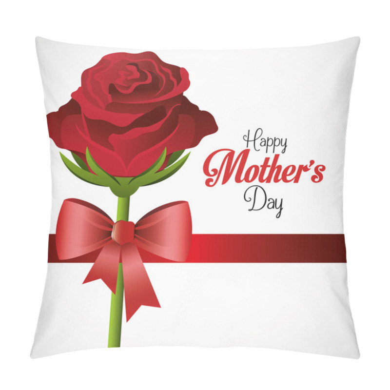 Personality  Mothers Day Card Design, Vector Illustration. Pillow Covers