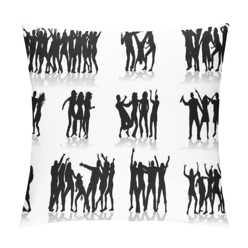 Personality  Dancing Silhouettes - Large Collection Pillow Covers