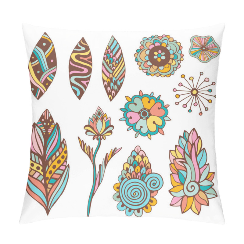 Personality  Abstract Floral Set   Pillow Covers