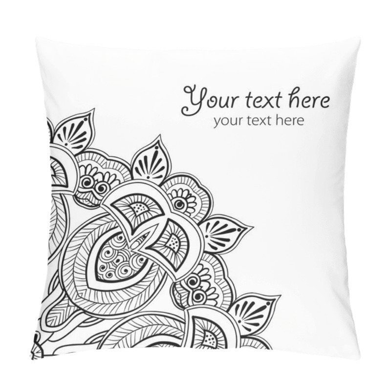 Personality  Greating Card With Lace Ornament Pillow Covers