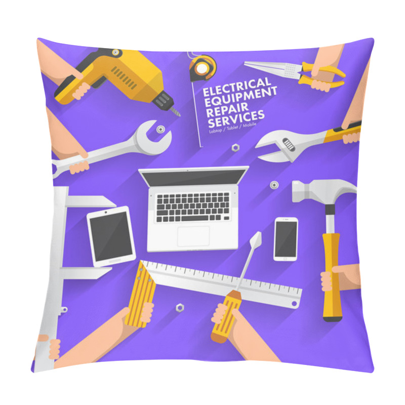 Personality  Electrical Equipment Repair Services Pillow Covers