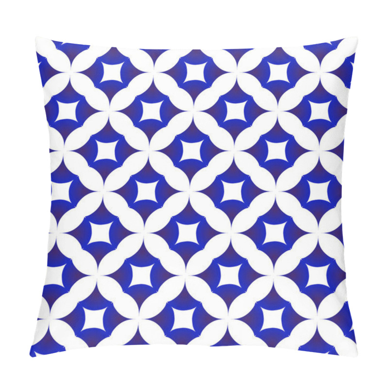 Personality  Blue And White Pattern Modern Design Pillow Covers