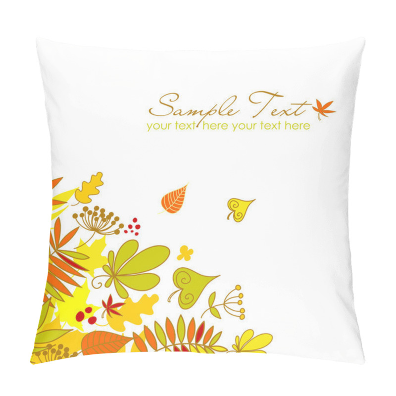 Personality  Autumn Fallen Leaves Pillow Covers