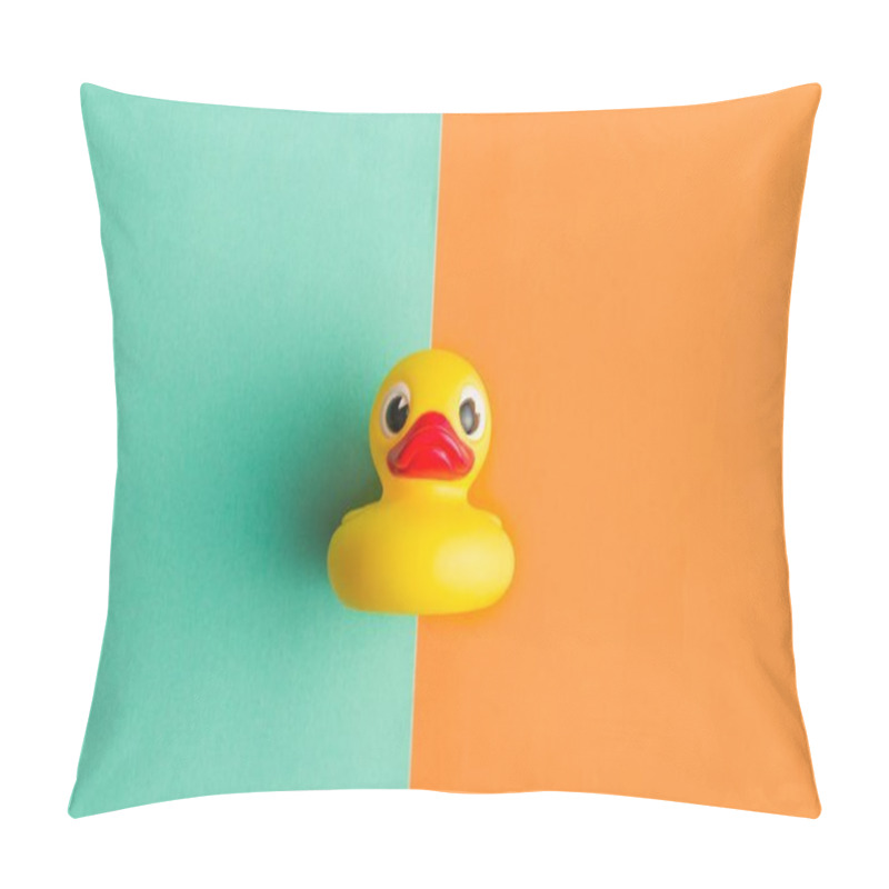 Personality  Flat Lay Of Bath Duck. Pillow Covers