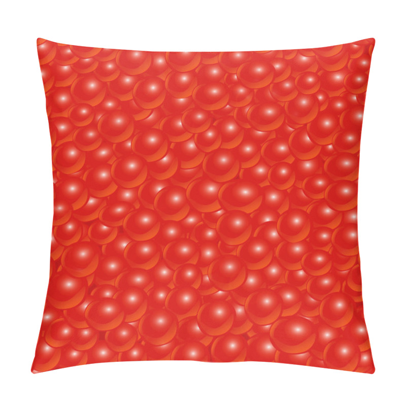 Personality  Seamless Pattern With Caviar Pillow Covers