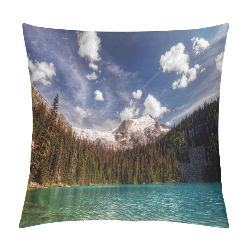 Personality  Trees Along Lakeside Pillow Covers