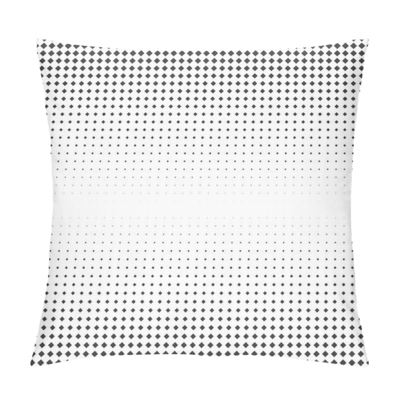 Personality  Abstract Halftone Texture With Rhombuses. Pillow Covers