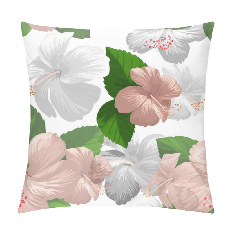 Personality  Hibicus Flowers Pattern Pillow Covers