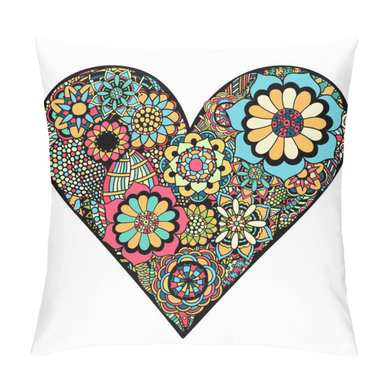 Personality  Heart Of Flower Pillow Covers