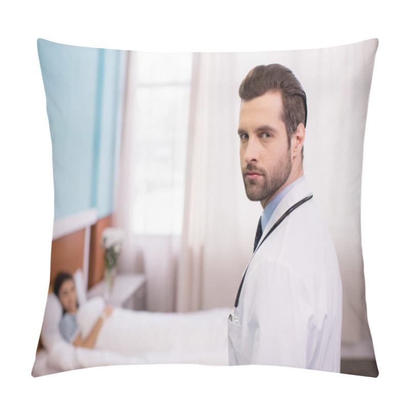 Personality  Male Doctor In Hospital Pillow Covers