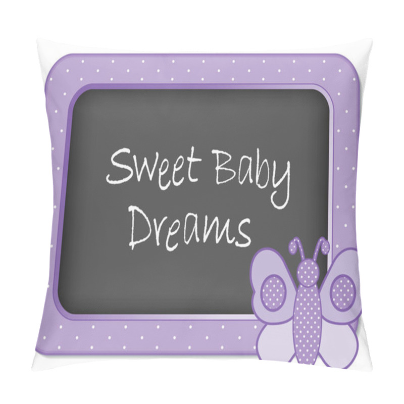 Personality  Baby Butterfly Nap Time Nursery Bulletin Board, Sweet Baby Dreams Pillow Covers