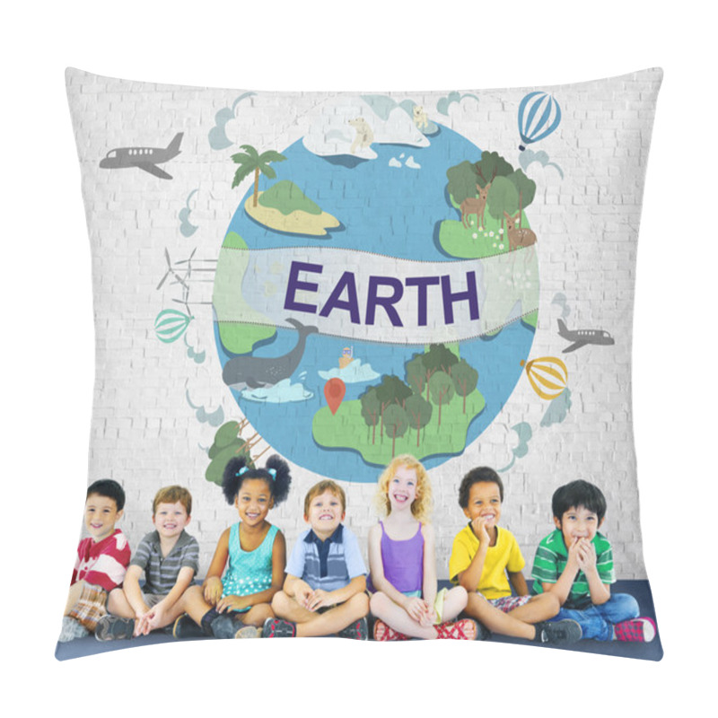 Personality  Children And Environment Conservation Concept Pillow Covers