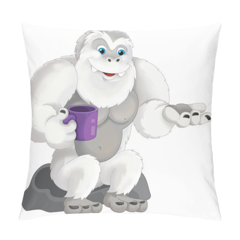 Personality  Cartoon Ape Like Yeti Pillow Covers