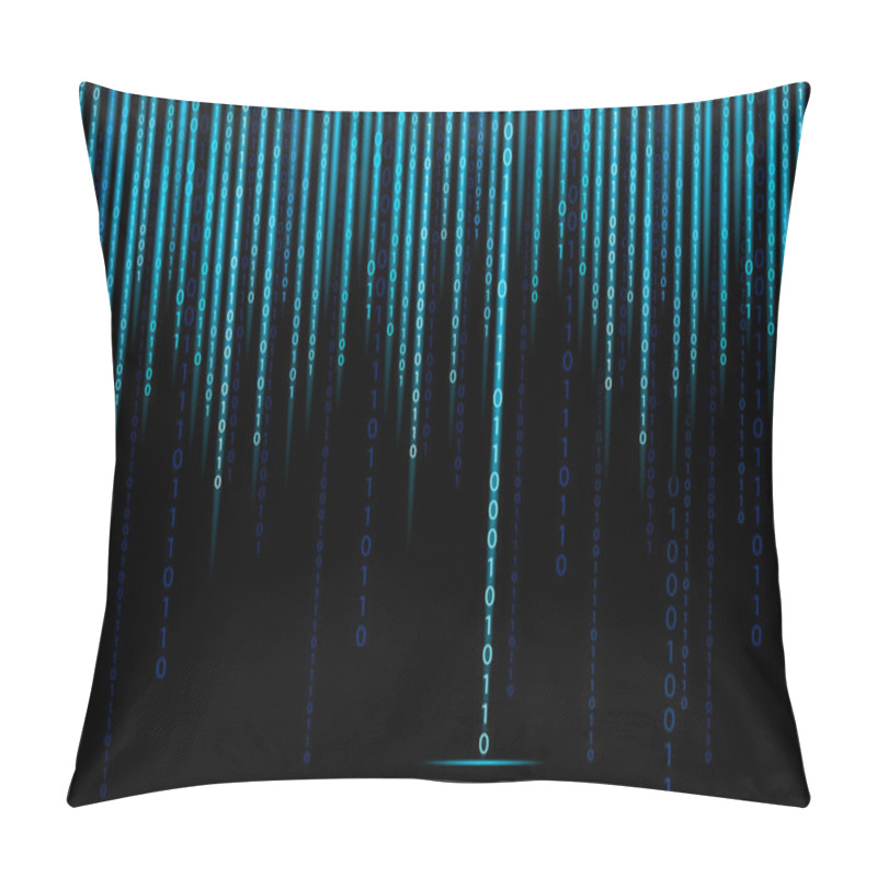 Personality  Matrix Binary Background Pillow Covers