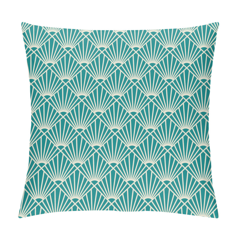 Personality  Seamless Art Deco Sunburst Pattern.  Pillow Covers